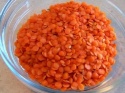 whole red lentils masoor dal, black lentils masoor dal organic  - product's photo