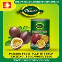 canned passion fruits in pulp in light syrup - product's photo